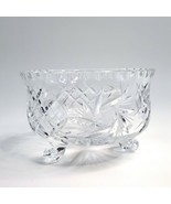 Vintage Crystal Candy Dish 5&quot; Bohemia Czech Republic 24% Lead Footed Pin... - £37.26 GBP