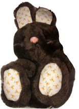 Rare Dakin Brown Bunny Floral Yellow Ears 1982 10” - $35.00