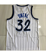 #32 Shaquille O'Neal White Stripe Jersey - $45.00