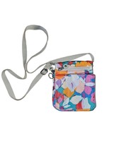 Kipling Abstract Floral Design Cross Body Travel Canvas Bag - £14.24 GBP