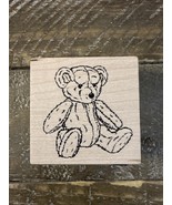 American Crafts Rubber Stamp Teddy Bear - $920.40 MXN