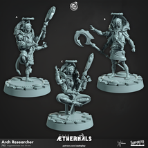 3D Printed Cast n Play Arch Researcher Aethernals Collection 28mm 32mm D&amp;D - $7.35+