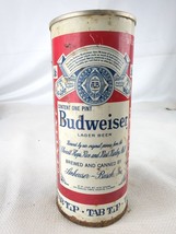 Budweister Lager Beer Anheuser-Busch St. Louis MO 16 oz One Pint Tab Top Can - £11.82 GBP
