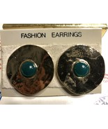 Vintage Gold Plated Rounded  Clip On Earrings - £11.85 GBP