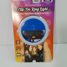 Bower Clip-On Ring Light Selfie Light 36 LED’s Wide Range 3 Brightness Levels - £5.19 GBP