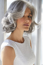 AMAL Wig by RENE OF PARIS, **ALL COLORS!** Gorgeous Loose Curled Bob, NEW! - £142.62 GBP+