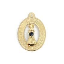 Vintage 1960&#39;s Maid of Honor Pendant Bracelet Charm 14K Yellow Gold, 1.1... - £153.02 GBP