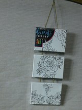 Art 101 Gallery Decorate Your Own Mini Canvases On A Rope - £7.15 GBP