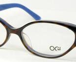 OGI EVOLUTION 9076 1493 TORTOISE /BLUE EYEGLASSES GLASSES 53-15-140mm Japan - $96.70