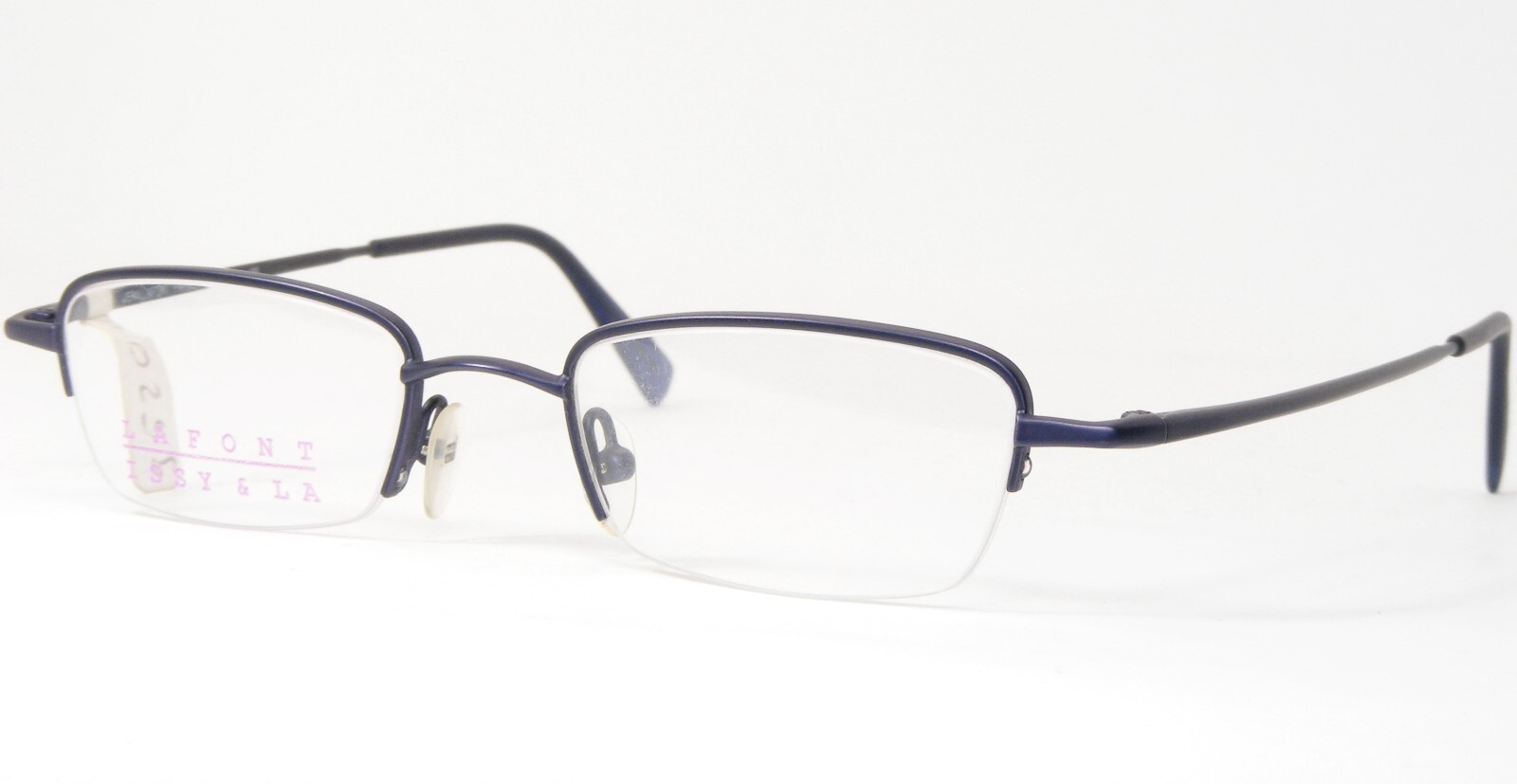Jean Lafont Paris KERGUELEN 170 Mat Bleu Marine Unique Rare Lunettes 45-... - $136.67
