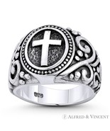Cross Charm Filigree 5-16mm .925 Sterling Silver Right-Hand Signet Catho... - €44,39 EUR Cross Charm Filigree 5-16mm .925 Sterling Silver Right-Hand Signet Catho... - €44,39 EUR