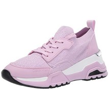 Calvin Klein Hensley Women Lace Up Knit Sneakers Size US 10M Stone Pink ... - £27.21 GBP