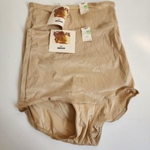 The Dazzler Vintage Underwear Womens Size Medium Beige Panties Lot Of 2 NOS - £10.97 GBP
