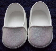 American Girl Doll Truly Me SHOES~from Floral Meet Outfit~White glitter ... - $16.41 CAD
