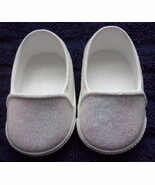 American Girl Doll Truly Me SHOES~from Floral Meet Outfit~White glitter ... - €10,41 EUR