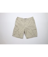 Vintage Under Armour Mens Size 34 Thrashed Ripstop Baggy Cargo Shorts Beige - $47.18 CAD