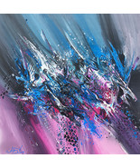 Luminous Chaos Abstract Art Print - $110.69 CAD