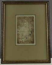 Vintage Framed Art Engraving Artist Proof IX THOMAS by Lehner Expressionism - £79.94 GBP