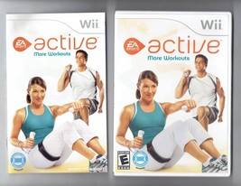 Nintendo Wii EA Sports Active: More Workouts video Game Complete (disc Case and - £11.40 GBP