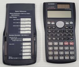Casio fx-300MS Solar Scientific Calculator S-V.P.A.M. with Cover - $11.15 CAD
