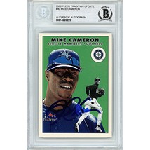 Mike Cameron Seattle Mariners Auto 2000 Fleer Baseball On-Card Autograph Beckett - £61.42 GBP