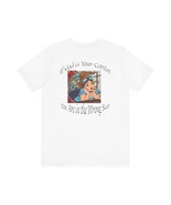 Vintage-Inspired Graphic Tee with Empowering Quote for Faithful Souls, M... - $21.91+