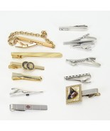 Tie Clips Bar Lot Of 13 Vintage Hickok Dante Swank Foster Anson Sarah Co... - €17,13 EUR