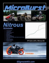 Suzuki U50 U 50 cc Moped NOS Nitrous Oxide Injection Kit &amp; Boost Bottle - $89.50