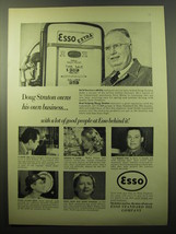 1950 Esso Oil Ad - Doug Straton owns his own business - $18.49