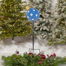 Christmas Metal Gift Box/Ornament Ball Stake in Assorted Style (37&quot; Tall Strippe - £71.90 GBP+