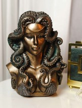 Sea Witch Goddess Cecaelia Kraken Octopus Tentacles Haired Woman Bust Statue - £30.45 GBP