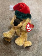 TY JINGLE PUP -The Beanie Babies Collection 2001 Christmas 7&#39;&#39; tags - £7.46 GBP