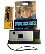 Vintage Kodak Instamatic 30 Camera, 110 Film And Magic cubes Untested As Is - £23.19 GBP