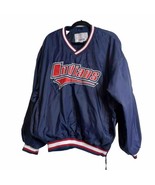 Vintage Cleveland Indians Starter Jacket Men’s XL Blue Pullover Side Zipper - £45.01 GBP