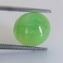 Australian Chrysoprase Translucent Green Gem 12 mm Round Cabochon 5.67 carat - £49.30 GBP