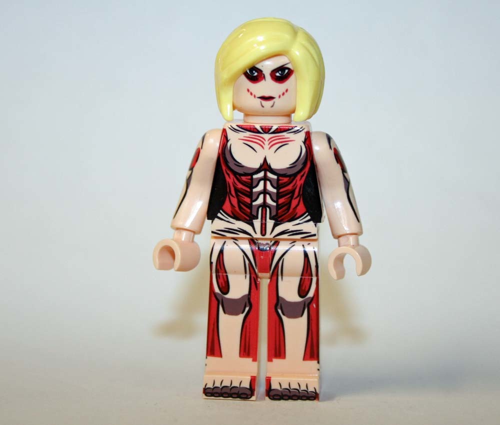 Minifigure Attack On Titan Female Giant Anime Japanese Cartoon US Seller - $7.98