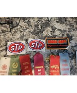 vintage lot Maine auto show ephemera auto show ribbons STP Trans-Dapt st... - $19.80