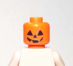 Jack-O-Lantern Halloween Horror Pumpkin Head Diy Minifigure US - £2.19 GBP