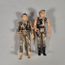 Vintage 1981 Mego Eagle Force Lot of 2 Die Cast Metal Army Action Figure... - $14.99