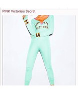 PINK Victoria&#39;s Secret Bling Thermal Pajamas &quot;Sleep Less Party More&quot; Min... - $61.54 CAD