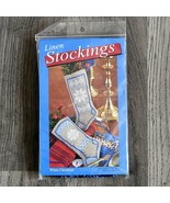 Yarn Tree Linen Cross Stitch Stocking Kit - White Christmas - Ornament 4.5&quot; - €10,66 EUR