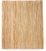 Mininfa Natural Bamboo Slat Screening, Eco-Friendly 4FT X 13FT (1.2m x 4m) - $1,151.01 MXN