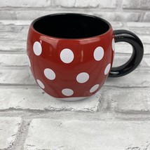 Disney Store Minnie Mouse Polka Dot Ceramic Coffee Cup Mug - $21.65