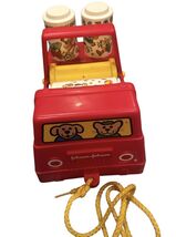 Vintage Johnson &amp; Johnson Rhythm Roller Pull Toy Red Truck 1982 - $14.15