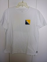 American Eagle Men&#39;s White TEE-L-&quot;USA 1977&quot;-GENTLY WORN-100% COTTON-STANDARD Fit - £6.20 GBP