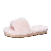 Chinese Laundry Women&#39;s Rally Faux Fur Slide Pink - $24.75+
