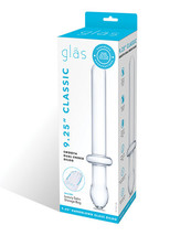 Glas 9.25&quot; Classic Smooth Dual Ended Dildo - Clear - £29.72 GBP
