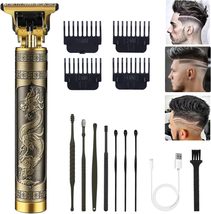 Hair Trimmer, T-Blade Hair Clippers for Men, Zero Gapped Trimmer Recharg... - £15.16 GBP