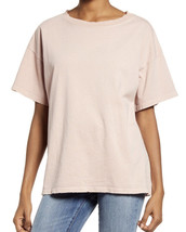 Nwt Treasure &amp; Bond Distressed Boyfriend T-shirt In Pink Adobe Size L - £14.87 GBP