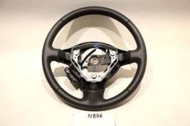 New OEM Steering Wheel Toyota Yaris 2004-2006 Black Leather Wrap blue stitching - $99.00